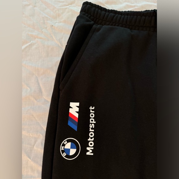 Puma Men BMW M Motorsport Logo Print Joggers - Picture 2 of 8